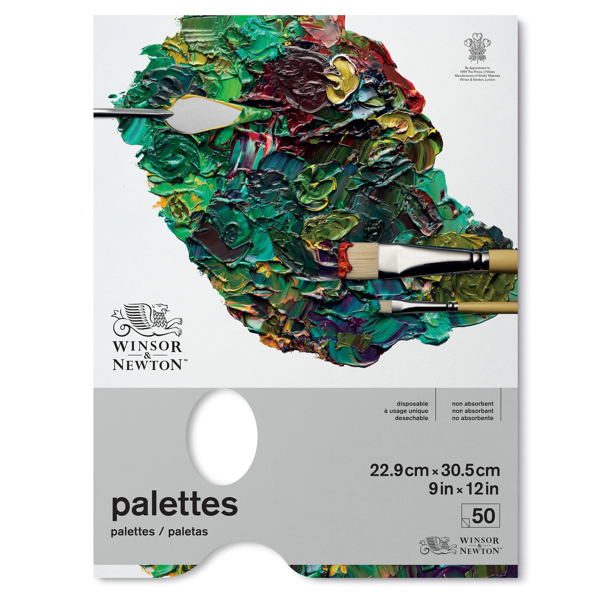 Winsor & Newton® Tear Off Palette Paper Pad, 9" x 12"
